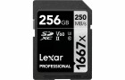 Lexar SDXC-Karte Professional 1667x SILVER Serie 256 GB