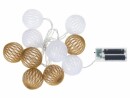 COCON Lichterkette LED Braun/Weiss, 175 cm, Betriebsart