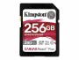 Kingston SDXC-Karte Canvas React Plus V60 256 GB