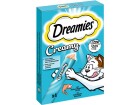 Dreamies Katzen-Snack Creamy Lachs Multipack, 11 x (4 x