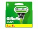 Gillette Body Systemklingen 8 Stück, Verpackungseinheit: 8 Stück
