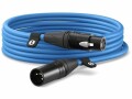 Rode XLR-Kabel XLRm-XLRf 6 m, Blau, Länge: 6 m