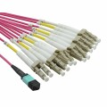 Value MPO-Fanout Kabel OM4 MPO/12xLC 2m