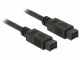 DeLock Kabel FireWire IEEE 1394B 9Pol/9Pol, 800Mbps, Blister