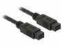 DeLock FireWire-Kabel 800Mbps 9Pin-9Pin 1 m, Datenanschluss