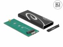 DeLock Externes Gehäuse SuperSpeed USB für M.2 SATA SSD Key B