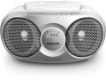 Philips Radio/CD-Player AZ215 Silber, Radio Tuner: FM