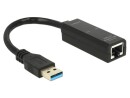 DeLock Netzwerk-Adapter 1Gbps USB 3.0, Schnittstellen: RJ-45 (LAN)