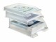 Leitz Ablagekorb Plus Standard Frost Transparent/Weiss, Anzahl