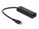 DeLock Netzwerk-Adapter USB-C ? RJ45 2.5Gbps schwarz