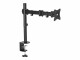 StarTech.com - Desk Mount Monitor Arm for up to 34" VESA Compatible Displays, Articulating Pole Mount with Single Monitor Arm, Ergonomic Height Adjustable, Desk Clamp or Grommet, Black - Small Footprint Design (ARMPIVOTB)