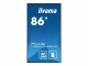 Iiyama DS LH8664UHS 217.4cm IPS 24/7 86"/3840x2160/3xHDMI/2xUSB
