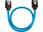 Corsair SATA3-Kabel Premium Set Blau 30 cm, Datenanschluss Seite