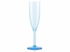 Bodum Outdoor-Champagnerglas Oktett 120 ml, Blau, 4 Stück