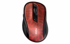 Rapoo Maus M500 Silent Wireless Rot, Maus-Typ: Mobile, Maus