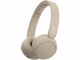 Sony Wireless Over-Ear-Kopfhörer WH-CH520 Beige, Detailfarbe