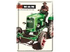 Nostalgic Art Postkarte MAN Traktor 14 x 10 cm, Papierformat
