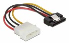 DeLock Stromkabel Molex - SATA 15 cm, Kabeltyp: Adapterkabel