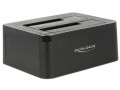 DeLock Docking- und Klonstation Dual SATA, Card Reader: Kein