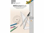 Folia Milimeterpapier 80 g/m², A4, 25 Blatt