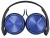 Bild 1 Sony On-Ear-Kopfhörer MDR-ZX310 Schwarz; Blau, Detailfarbe