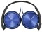 Bild 2 Sony On-Ear-Kopfhörer MDR-ZX310 Schwarz; Blau, Detailfarbe