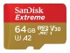 SanDisk Ext microSDXC 64GB Action Cam+SD 170MB/s