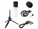 Vonyx Kondensatormikrofon CM300W Weiss, Typ: Einzelmikrofon
