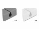 DeLock Kabelhalter Dreieck Set 2 Stück, Produkttyp: Kabel-Clip
