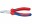 Knipex Flachzange 160 mm verchromt, Typ: Flachzange, Zange verchromt, Griffe mit Mehrkomponenten-Hüllen