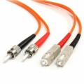StarTech.com - 2m Fiber Optic Cable - Multimode Duplex 62.5/125 LSZH - ST/SC