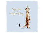Cart Geburtstagskarte Happy Birthday 15 x 15 cm, Papierformat