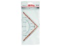 rotring Geodreieck/Dreieck 23 cm, Kantentyp: Facette, Griff