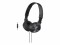 Bild 4 Sony On-Ear-Kopfhörer MDR-ZX310 Schwarz, Detailfarbe: Schwarz