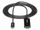 StarTech.com - 6ft (2m) USB C to HDMI Cable, 4K 60Hz USB Type C to HDMI 2.0 Video Adapter Cable, Thunderbolt 3 Compatible, Laptop to HDMI Monitor/Display, DP 1.2 Alt Mode HBR2 Cable, Black - 4K USB-C Video Cable (CDP2HD2MBNL)