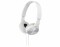 Bild 0 Sony On-Ear-Kopfhörer ZX310 Weiss, Detailfarbe: Weiss