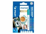 Pilots Pilot Permanent-Marker Pintor Pastel Extra fein, 6-er Set
