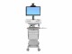 Ergotron StyleView - Telemedicine Cart, Single Monitor, SLA Powered