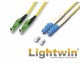 Lightwin LWL-Patchkabel E2000/APC-LC, Singlemode, Duplex, 3 m