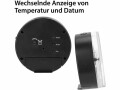 ADE Funkwecker 8.1 x 4 cm, Schwarz, Funktionen: Alarm