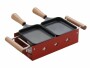 TTM Teelicht-Raclette Twiny Cheese rouge Rot, Detailfarbe