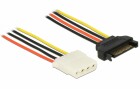 DeLock Stromkabel SATA - Molex 100 cm, Kabeltyp: Anschlusskabel