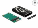 DeLock Externes Gehäuse SuperSpeed USB für mSATA SSD