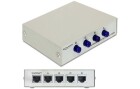 DeLock LAN-Switchbox RJ-45 4 Port, 100Mbps, Anzahl Eingänge: 4