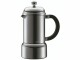 Bodum Espressokocher Chambord 0.18 l, Edelstahl 3 Tassen, Silber