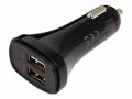 Value USB Auto Ladegerät,2-Port,1xQC 3.0