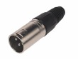 Bemero Stecker BC1001NI-M 3-Pol XLRm male Stecker Nickel, Audio