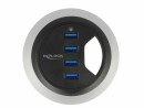 DeLock Tisch-Hub 4 Port USB 3.0