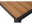 Bild 1 Schou Tisch Noah, 205 x 90 cm, Schwarz/Teak, Detailfarbe