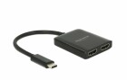 DeLock Multiadapter USB-C - 2x HDMI out 4K 30Hz